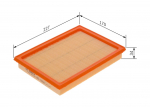 &Otilde;hufilter BOSCH F 026 400 222