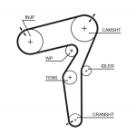 Hammasrihm GATES 5684XS