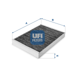 Filter,salongi&otilde;hk UFI 54.101.00