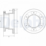 Piduriketas DELPHI BG9201