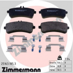 Piduriklotsi komplekt,ketaspidur ZIMMERMANN 25163.185.3