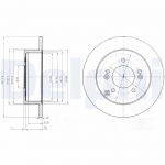 Piduriketas DELPHI BG4260