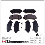 Piduriklotsi komplekt,ketaspidur ZIMMERMANN 22065.175.1