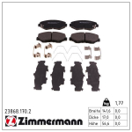 Piduriklotsi komplekt,ketaspidur ZIMMERMANN 23868.170.2