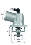 Termostaat,Jahutusvedelik MAHLE TI 55 92D