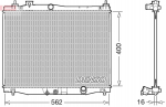 Radiaator,mootorijahutus DENSO DRM40047