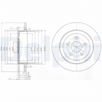 Piduriketas DELPHI BG3593