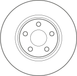 Piduriketas TRW DF6854S