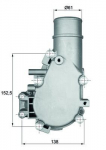 Termostaat,Jahutusvedelik MAHLE TI 136 84