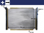 Radiaator,mootorijahutus MAHLE CR 361 000S