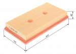 &Otilde;hufilter BOSCH 1 457 433 315