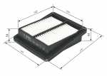 &Otilde;hufilter BOSCH F 026 400 054