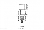 Termostaat,Jahutusvedelik WAHLER 4357.92D
