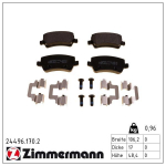 Piduriklotsi komplekt,ketaspidur ZIMMERMANN 24496.170.2