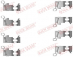 Lisakomplekt, ketaspiduriklotsid QUICK BRAKE 109-1226