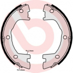 Piduriklotside komplekt,seisupidur BREMBO S A6 508
