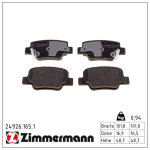 Piduriklotsi komplekt,ketaspidur ZIMMERMANN 24926.165.1