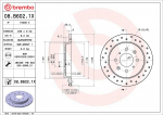 Piduriketas BREMBO 08.B602.1X