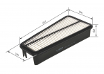 &Otilde;hufilter BOSCH F 026 400 302