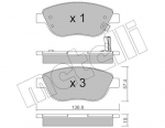 Piduriklotsi komplekt,ketaspidur METELLI 22-0322-2