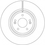 Piduriketas TRW DF6958S