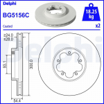 Piduriketas DELPHI BG5156C