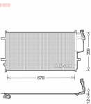 Kondensaator,kliimaseade DENSO DCN44010