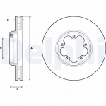 Piduriketas DELPHI BG9150
