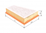 &Otilde;hufilter BOSCH 1 457 433 061