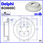 Piduriketas DELPHI BG9600C