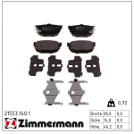 Piduriklotsi komplekt,ketaspidur ZIMMERMANN 21553.140.1