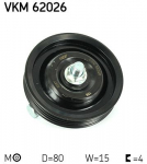 Rihmapinguti,soonrihm SKF VKM 62026