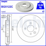 Piduriketas DELPHI BG5122C
