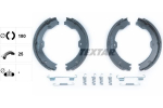 Piduriklotside komplekt,seisupidur TEXTAR 91058800