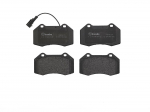 Piduriklotsi komplekt,ketaspidur BREMBO P 23 117
