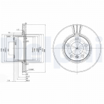 Piduriketas DELPHI BG3043