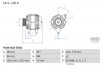 ALTERNATOR L200 2,5DTD 05-