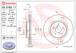 Piduriketas BREMBO 09.D768.11