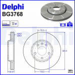 Piduriketas DELPHI BG3768