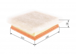 &Otilde;hufilter BOSCH F 026 400 235
