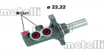 Peapiduri silinder METELLI 05-1268