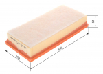 &Otilde;hufilter BOSCH 1 457 433 596