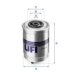 K&uuml;tusefilter UFI 24.401.00