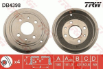 Piduritrummel TRW DB4398