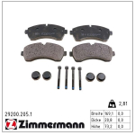 Piduriklotsi komplekt,ketaspidur ZIMMERMANN 29200.205.1