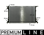 Radiaator,mootorijahutus MAHLE CR 911 000P