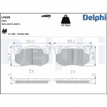 Piduriklotsi komplekt,ketaspidur DELPHI LP699