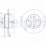 Piduriketas DELPHI BG3426