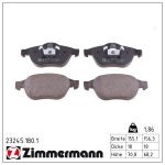 Piduriklotsi komplekt,ketaspidur ZIMMERMANN 23245.180.1