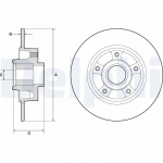 Piduriketas DELPHI BG9137RS